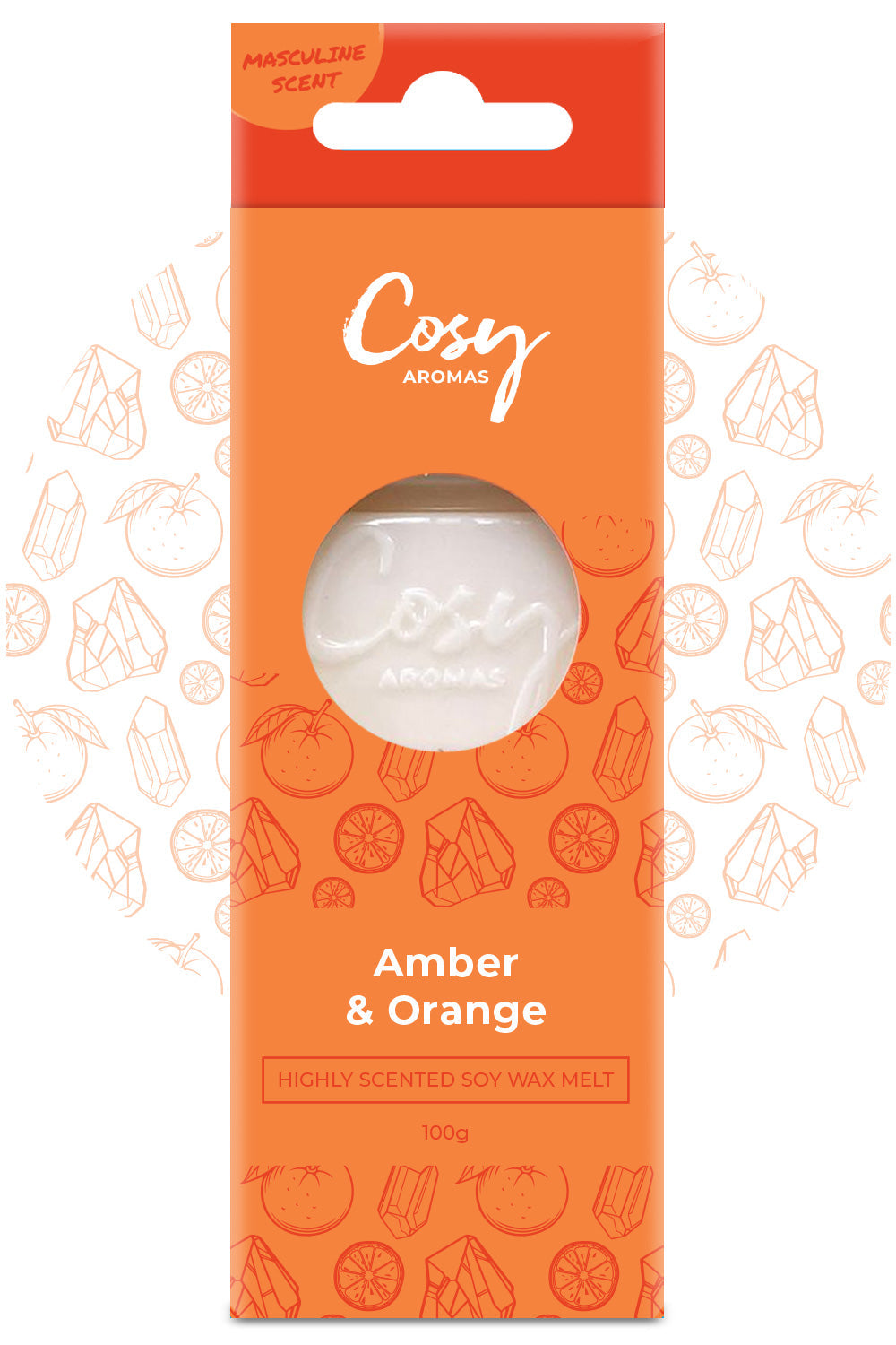 Amber & Orange Wax Melt