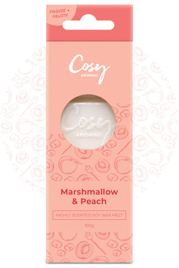 Marshmallow & Peach Wax Melt