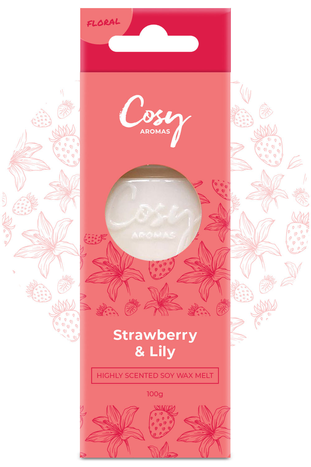 Strawberry & Lily Wax Melt