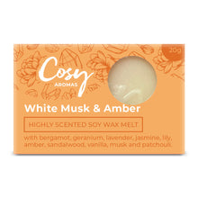 Load image into Gallery viewer, White Musk &amp; Amber Wax Melt